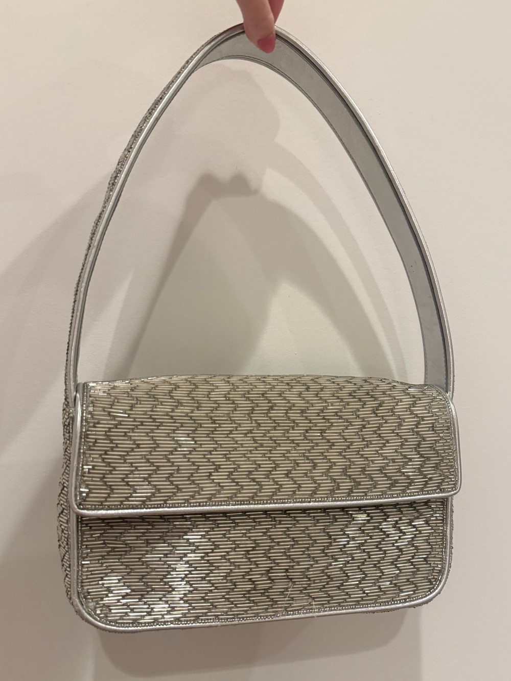 Staud Beaded Shoulder Bag